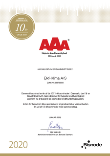 BKF-Klima tildelt AAA guld-diplom fra Bisnode 2020.pdf